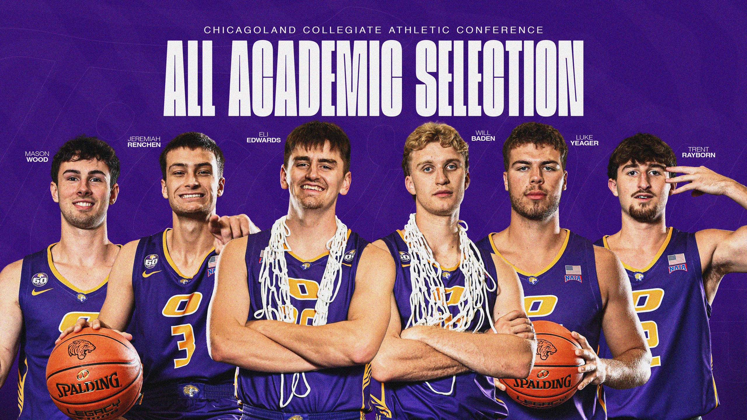 SIX TIGERS NAMED TO CCAC MEN'S BASKETBALL ALL-ACADEMIC TEAM