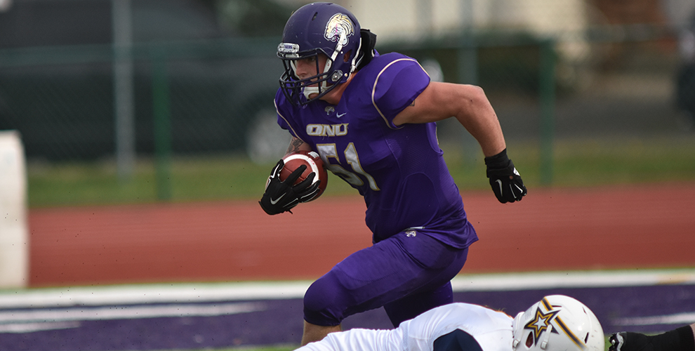 Olivet Nazarene falters late in 33-17 loss to St. Ambrose