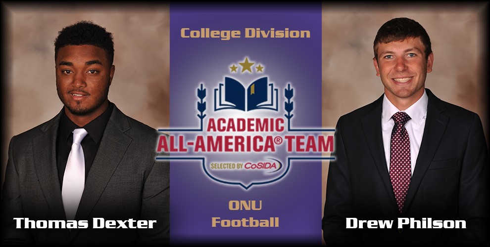 Dexter, Philson named to CoSIDA Academic All-America College Division team