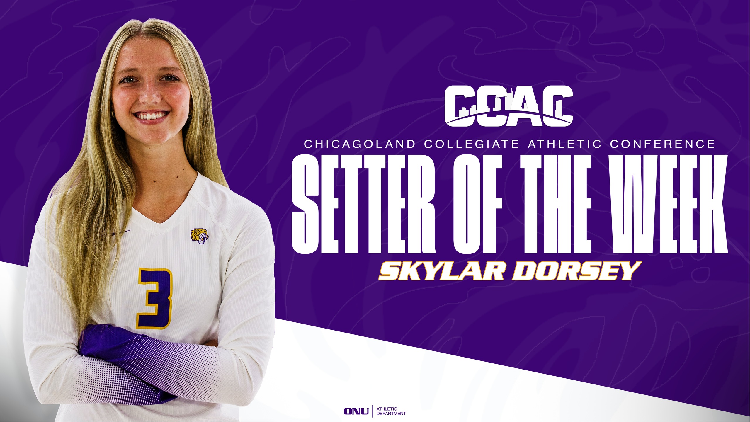 SKYLAR DORSEY NAMED NAIA SETTER OF THE WEEK