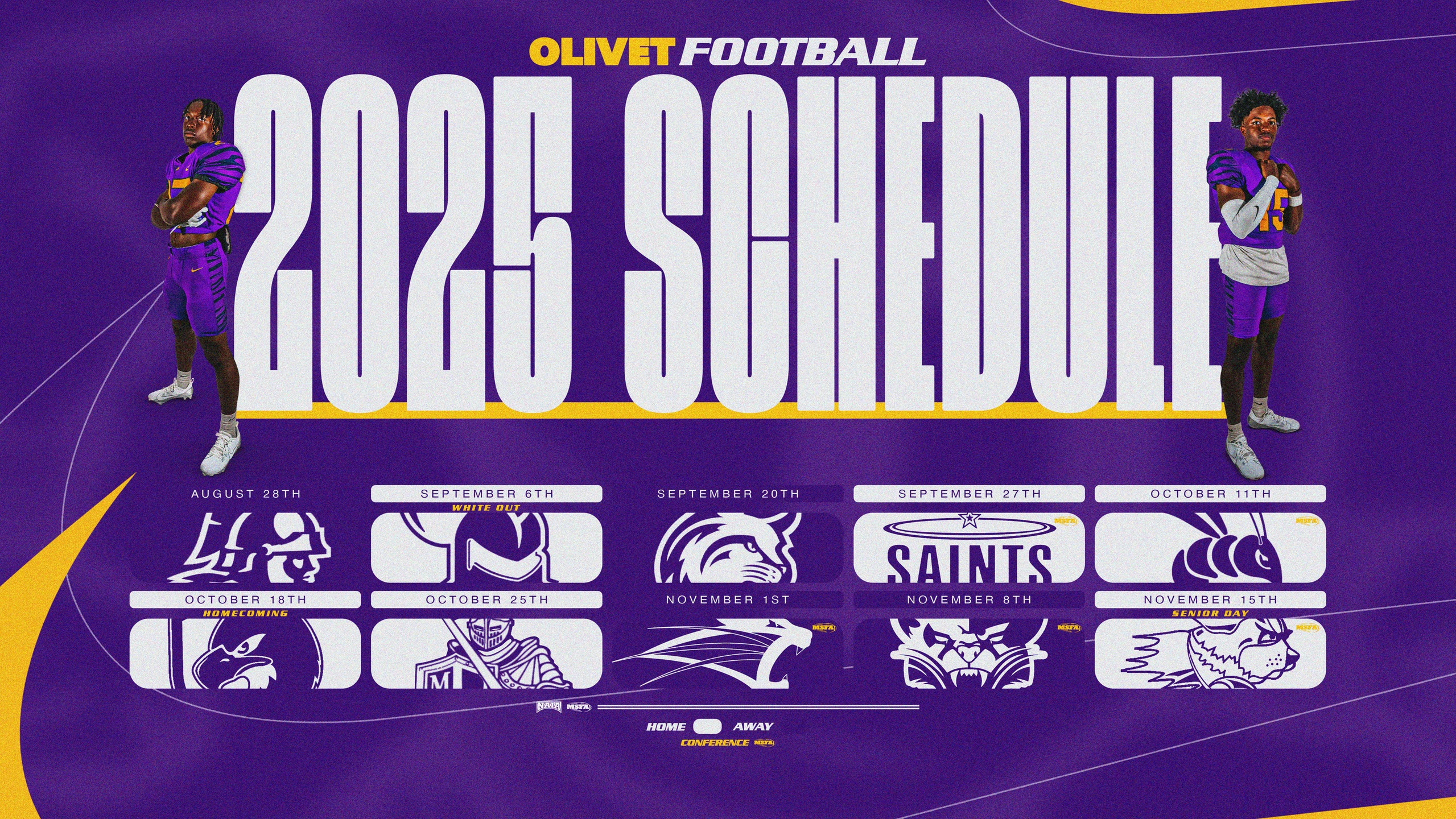 ONU ANNOUNCES 2025 FOOTBALL SCHEDULE