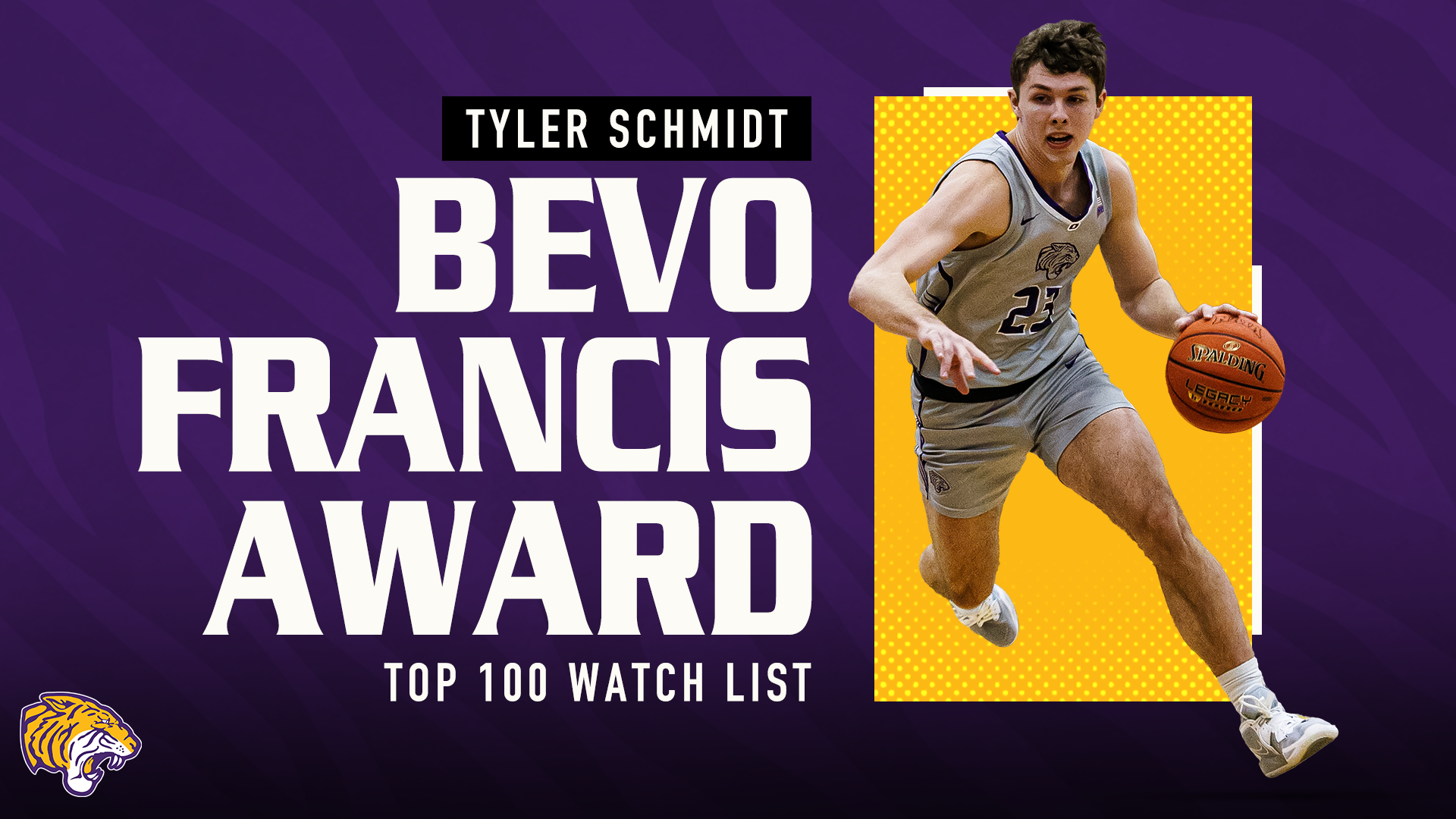 SCHMIDT RECOGNIZED ON BEVO FRANCIS TOP 100 WATCH LIST