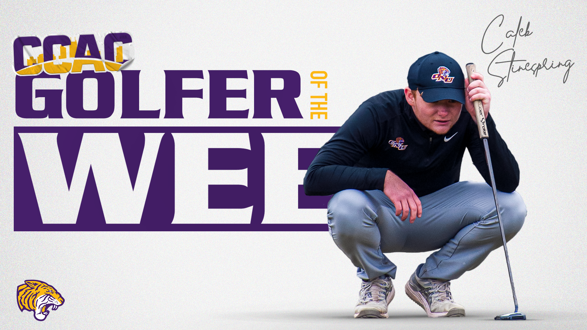 STINESPRING GAINS CCAC MEN&rsquo;S GOLF HONORS FOLLOWING STRONG WEEK