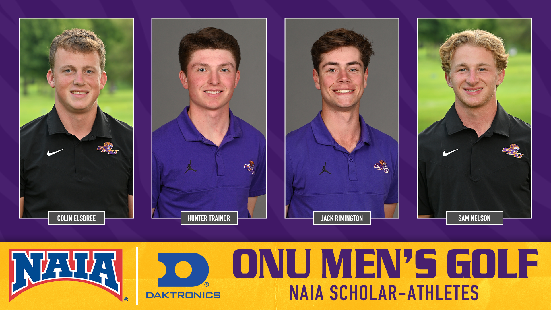 ONU MEN&rsquo;S GOLF LANDS FOUR ON NAIA SCHOLAR-ATHLETE HONOR ROLL