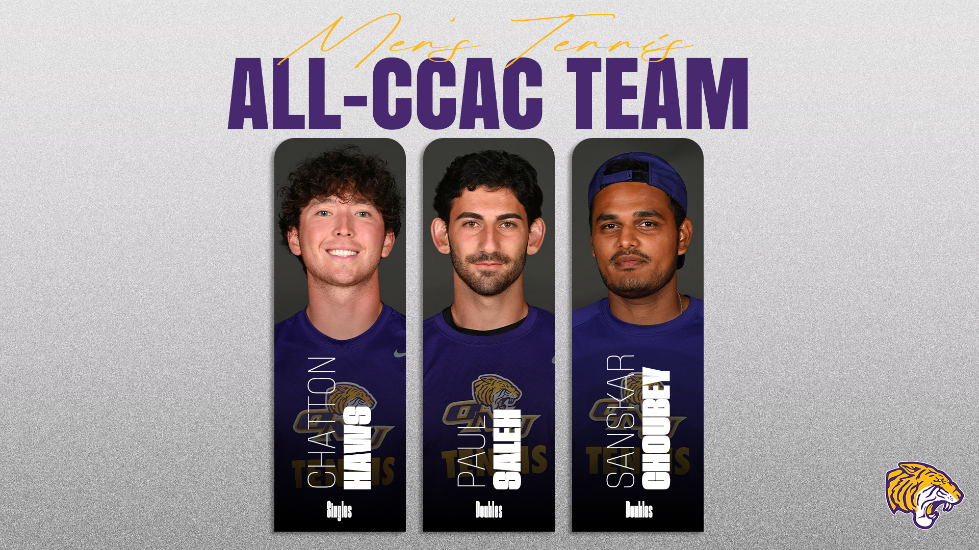 THREE PLAYERS EARN ALL-CONFERENCE HONORS FOR MEN&rsquo;S TENNIS