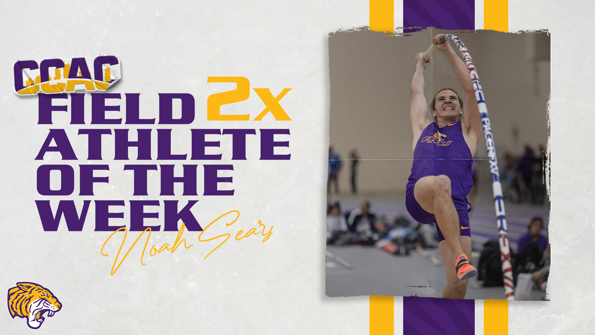 SEARS NAMED BACK-TO-BACK CCAC FIELD ATHLETE OF THE WEEK