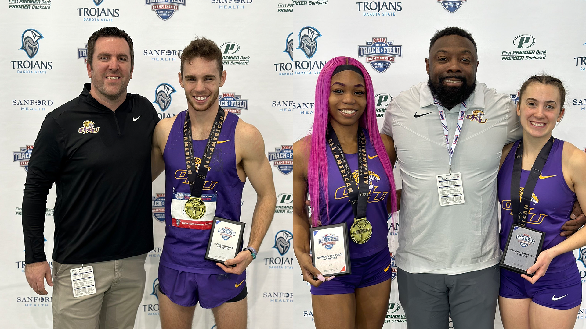 THREE TIGERS EARN ALL-AMERICAN FINISHES AT NAIA INDOOR CHAMPIONSHIPS