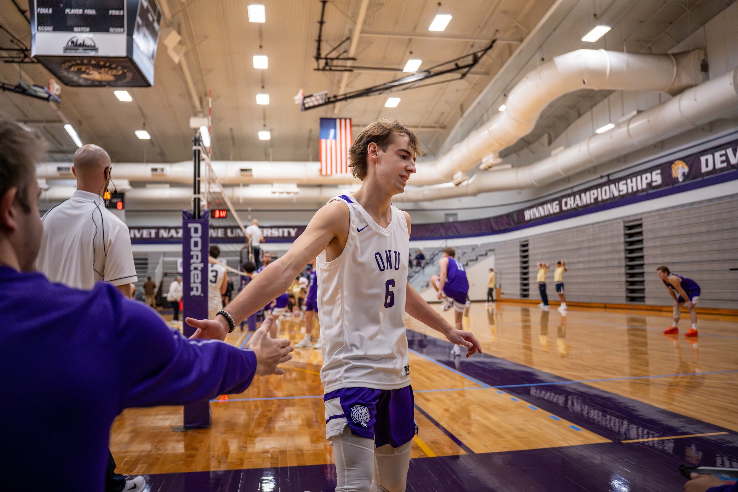 TIGERS BATTLE VITERBO IN HARD FOUGHT FOUR-SET MATCH