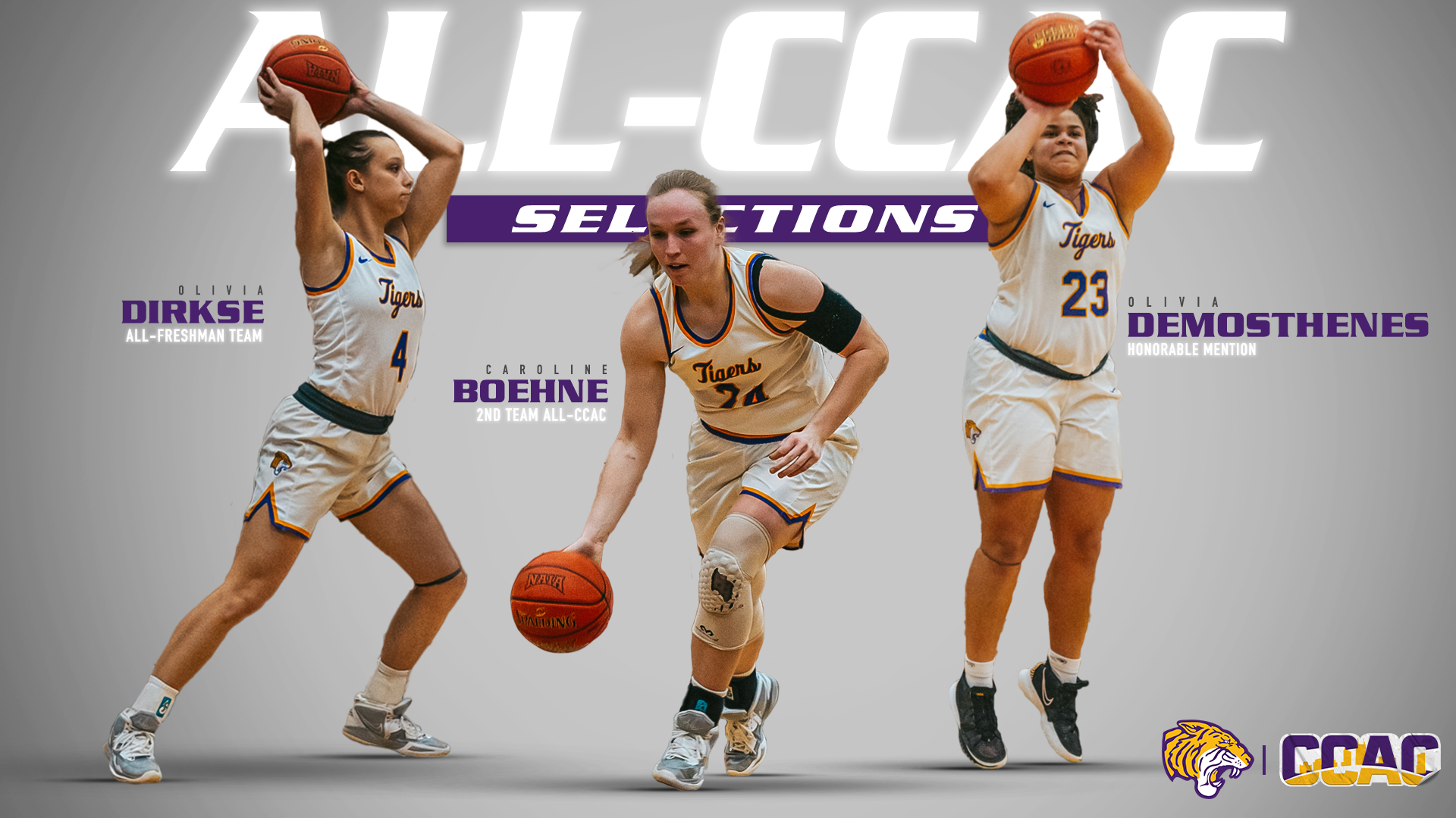 BOEHNE, DEMOSTHENES, & DIRKSE EARN ALL-CONFERENCE RECOGNITION