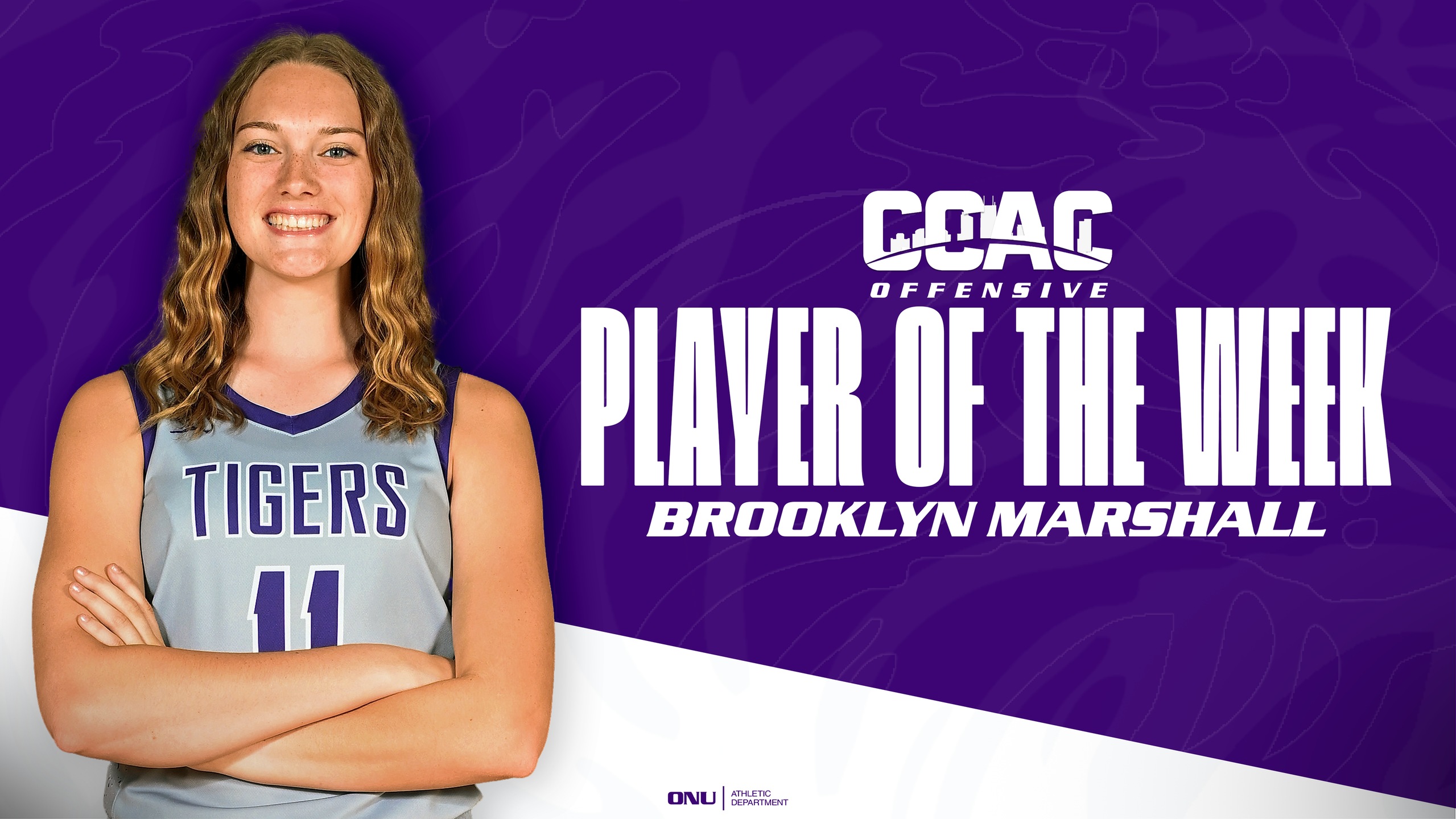 MARSHALL COLLECTS CCAC OFFENSIVE PLAYER OF THE WEEK HONORS AFTER DOUBLE-DOUBLE WEEK