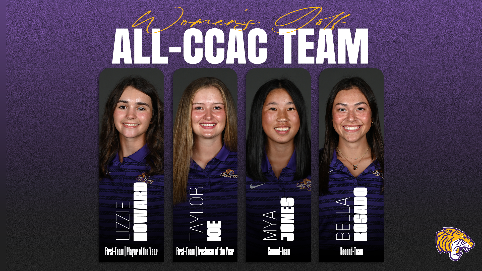 HOWARD, ICE EARN TOP AWARDS IN CCAC POSTSEASON HONOR ROLL