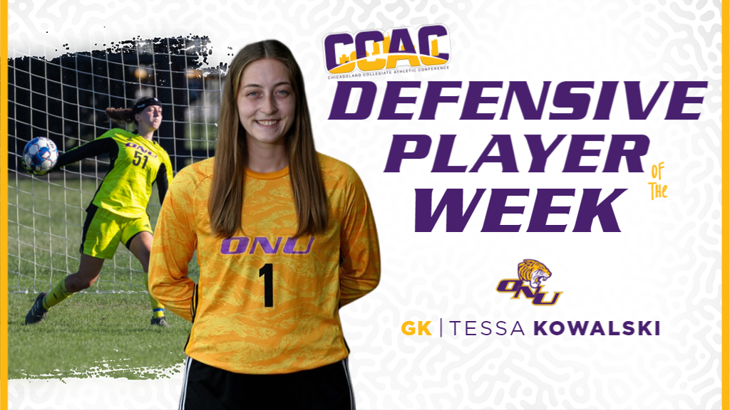 KOWALSKI TABBED DEFENSIVE PLAYER OF THE WEEK