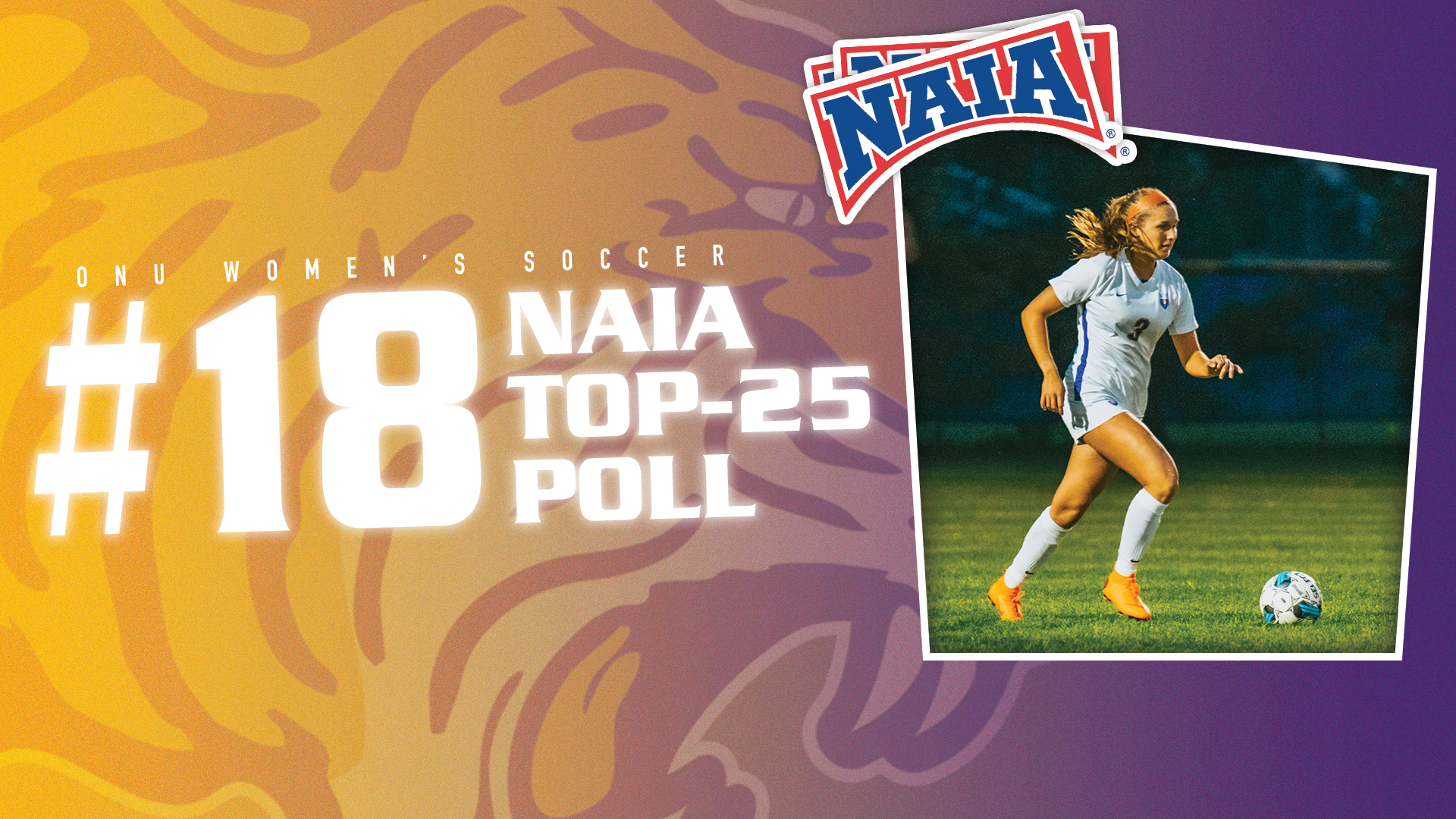 ONU MAINTAINS NO. 18 RANKING IN LATEST NAIA COACHES POLL