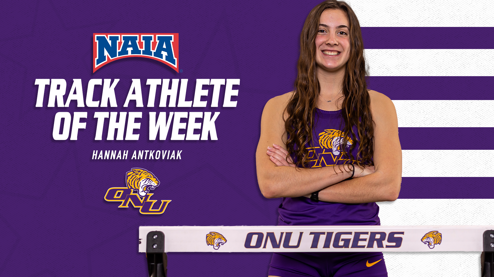 ANTKOVIAK NAMED NAIA INDOOR TRACK ATHLETE OF THE WEEK