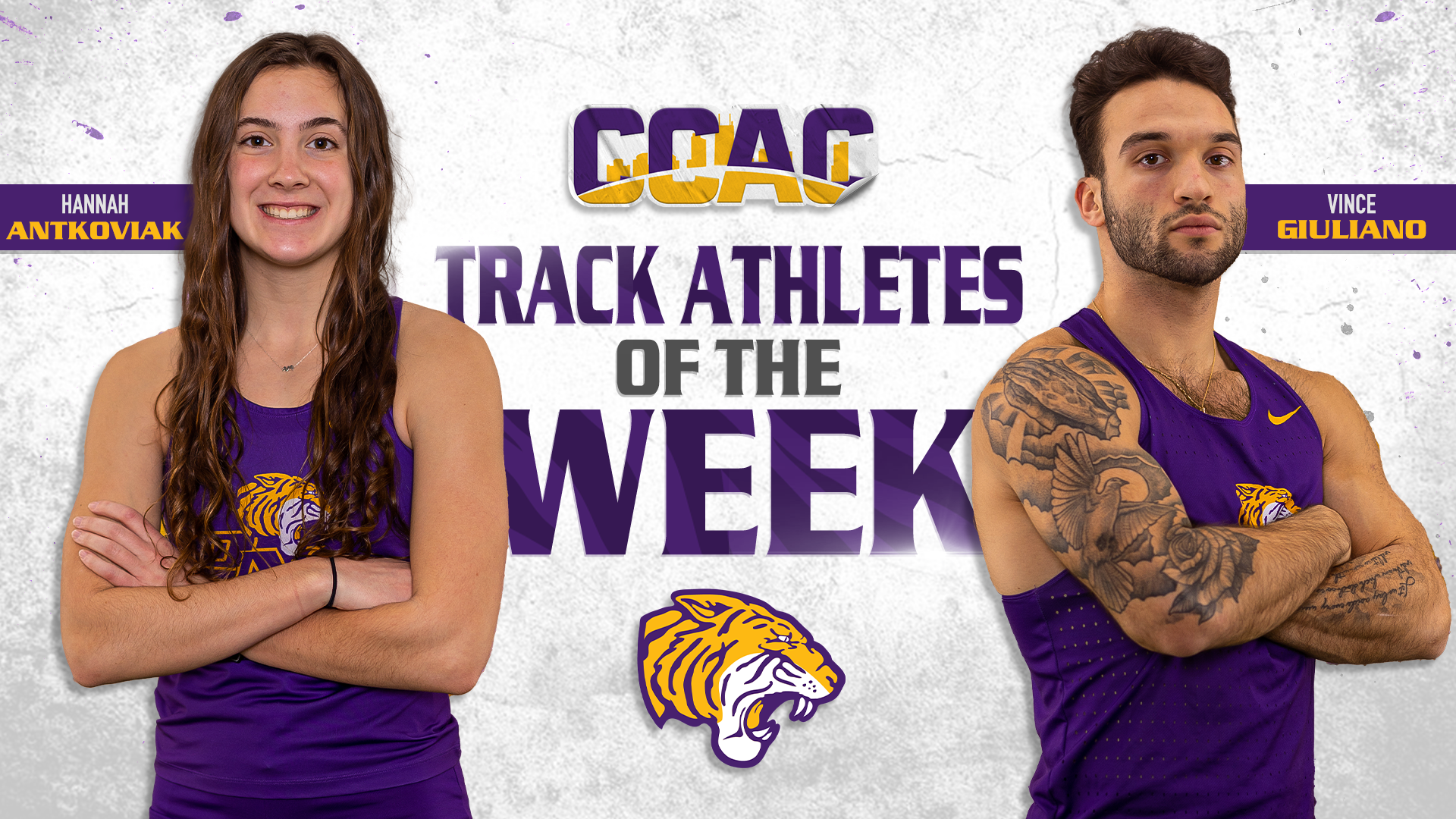 ONU SWEEPS WEEKLY CCAC TRACK ATHLETE AWARDS