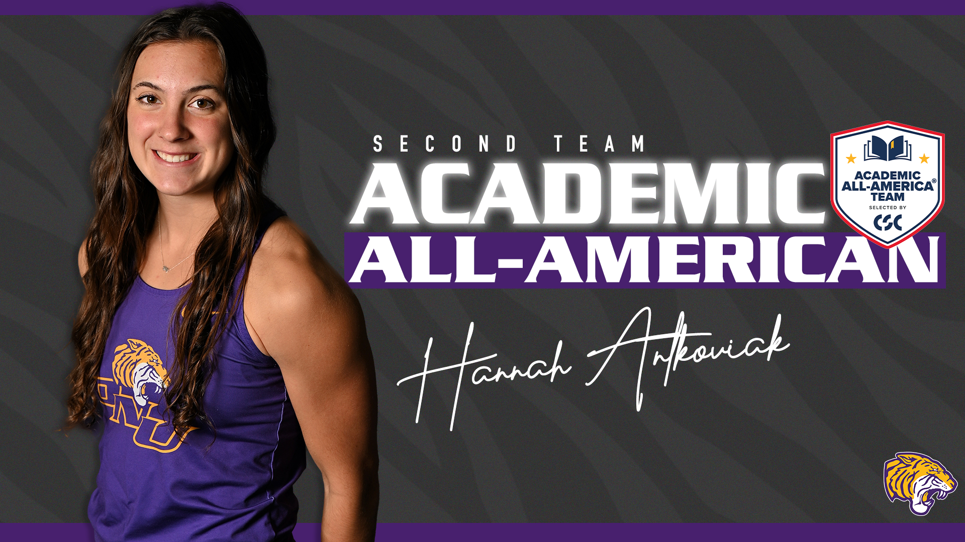 ANTKOVIAK NAMED TO SECOND CONSECUTIVE CSC ACADEMIC ALL-AMERICA TEAM