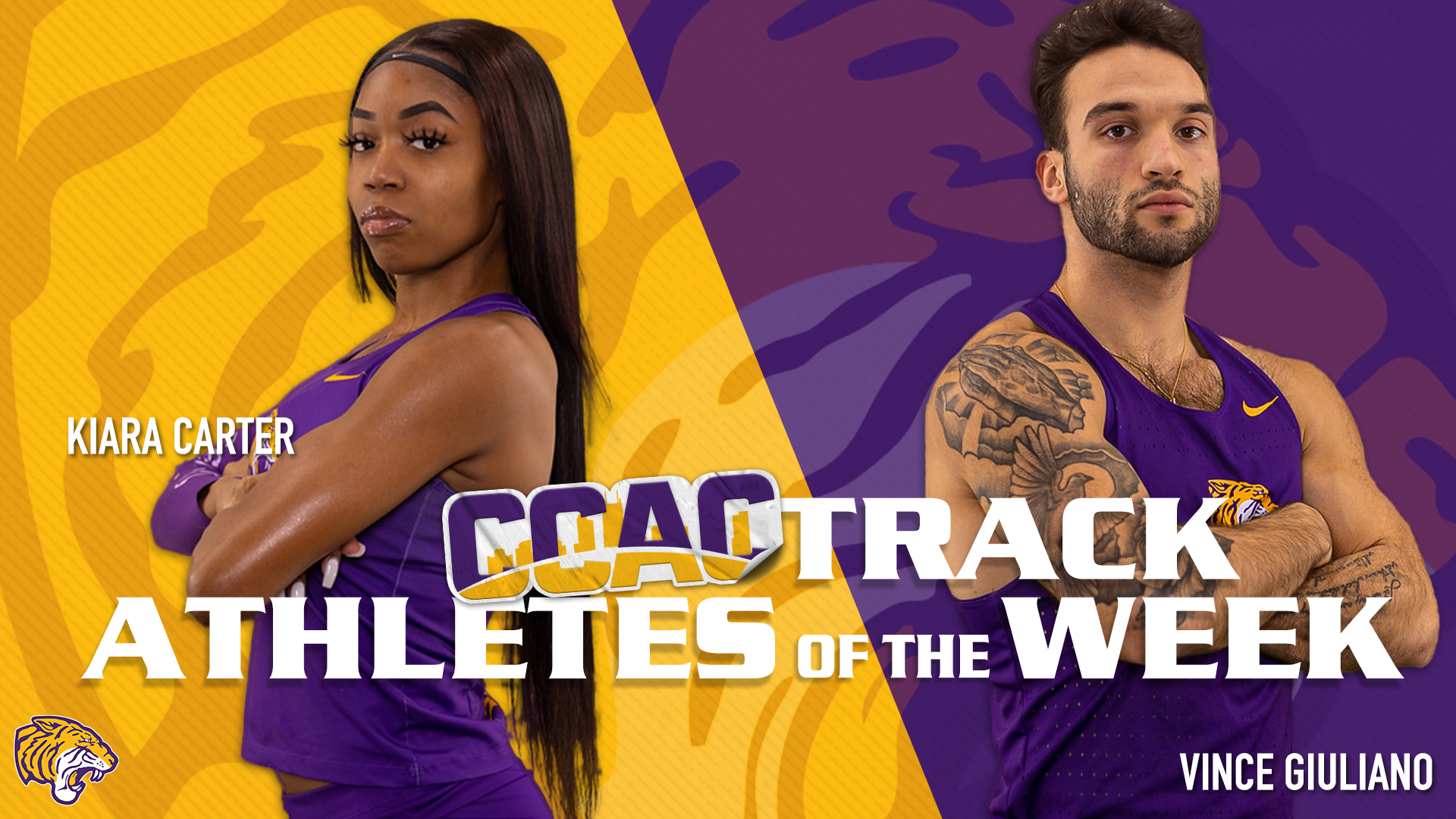 ONU SWEEPS WEEKLY CCAC TRACK ATHLETE OF THE WEEK HONORS